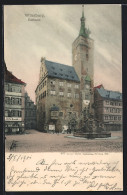 AK Würzburg, Rathaus Mit Brunnen Und Arbeitsamt  - Würzburg