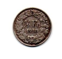 Pièce Française - 1/2 FR 1928 (ref  F 03) - 1/2 Franc