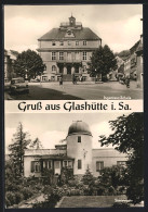 AK Glashütte I. Sa., Die Ingenieur-Schule, Die Sternwarte  - Glashütte