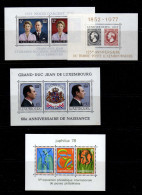 Luxembourg (1977-81) - Grand-Duc - Juphilux - Timbre-Poste - Neufs** - MNH - Blocs & Hojas