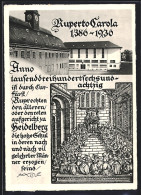 AK Heidelberg, Ruperto Carola 1386-1936, 550 Jahre Universität Heidelberg  - Heidelberg