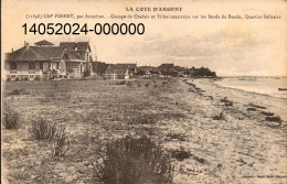 CAP FERRET. Cpa . - Groupe De Chalets Et Villas Sur Les Bords Du Bassin, Quartier Bélisaire.   (scans Recto-verso) - Other & Unclassified