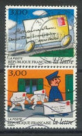 FRANCE -1998 - POST DAY AHESSIVE STAMPS SET OF 2,  # 3152/53, USED - Gebruikt