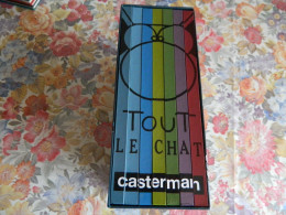 LE CHAT +GELUCK: TRES BEAU COFFRET AVEC 7 ALBUMS DE TOUT LE  CHAT EDITION CASTERMAN -BEL COTE - Geluck