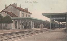 . 55 . GONDRECOURT . Interieur De La Gare . Petite Animation . Train . - Gondrecourt Le Chateau