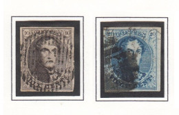 N° 10A ET 11A     4 MARGES - 1858-1862 Medaillen (9/12)