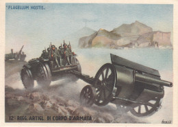 BOCCASILE - Cartolina Militari - 12° REGG. ARTIGLIERIA DI CORPO D'ARMATA - Autres & Non Classés