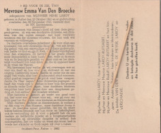 AAlter, 1942, Emma Van Den Broecke, Laroy - Images Religieuses