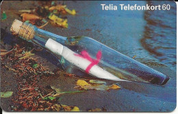Sweden: Telia - 1995 Message In A Bottle - Suecia