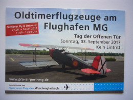 Avion / Airplane / Oldtimer Flugzeuge Am Flughafen Mönchengladbach / Stamp SV 4 / Aéroport / Airport - 1946-....: Moderne