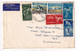 Lettre 1964 Thames New Zealand  Switzerland Ostermundigen Suisse Nouvelle Zélande - Storia Postale