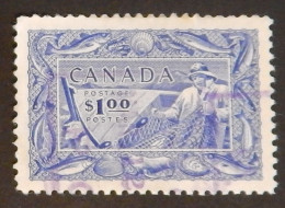 CANADA YT 243 OBLITERE "INDUSTRIE DE LA PECHE" ANNÉES 1950/1951 - Oblitérés