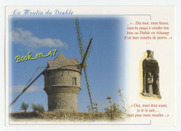 {92030} 44 Loire Atlantique Presqu' île Guérandaise , Le Moulin Du Diable - Guérande