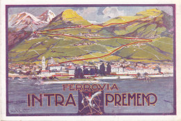 CODOGNATO - Cartolina Pubblicitaria FERROVIA INTRA PREMENO - Andere & Zonder Classificatie