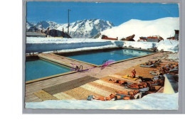 ALPE D'HUEZ 38 - La Piscine En Hiver Neige Touriste Bronze Au Soleil - Other & Unclassified