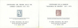 273454 MNH ESPAÑA Hojas Recuerdo 1973 VI FERIA NACIONAL DEL SELLO - Neufs