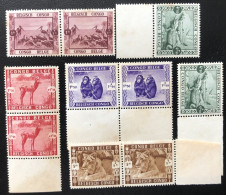 Congo Belge 1939 Zoological Garden Of Léopoldville X2 Rare - Sonstige & Ohne Zuordnung