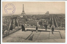 Paris Panorama Pris De L'Arc De Triomphe     1910     N° 1680 - District 08