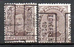 3668 Voorafstempeling Op Nr 136 - TONGEREN 1926 TONGRES - Positie A & B - Rolstempels 1920-29