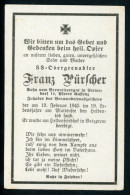 Sterbebild,Andenken, SS-Obergrenadier, 19.2.1945, Plattensee(Ungarn) Heldentod,19 Jahre, Gaflenz, Steyr - 1939-45