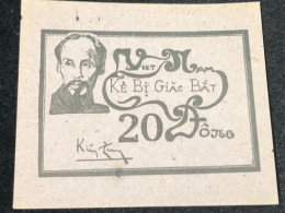 Billet, Viet Nam, 20 Dông, 1950-1955, Undated, SPL-1pcs Au - Viêt-Nam