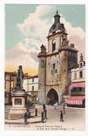 La Rochelle - Statue De L'Amiral Duperré Et Tour De La Grande Horloge - La Rochelle