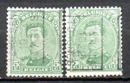 2850-II Voorafstempeling Op Nr 137 - TONGEREN 1922 TONGRES - Positie A & B - Roulettes 1920-29