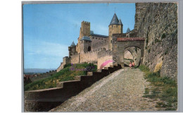 CARCASSONNE 11 - La Porte D'Aude Et La Tour Pinte 1965 - Carcassonne
