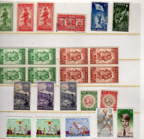 Nouvelle-Zelande - (1936-73) - Health - Neufs**/* - 3  Ex. Oblitere - Unused Stamps