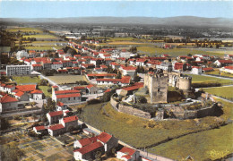 42-MONTROND-LES-BAINS- VUE GENERALE AERIENNE ET VIEUX CHATEAU FEODAL - Altri & Non Classificati