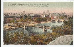 Paris Panorama Pris De La Tour Eiffel Sur La Seine    1936     N° 44 - Arrondissement: 07