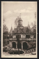 AK Mühlhausen I. Thür., Gasthaus Popperöder Quelle  - Mühlhausen