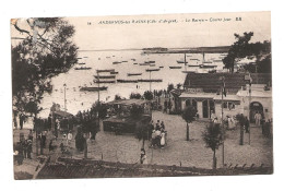 CPA 33  ANDERNOS LES BAINS Le Bassin  Contre Jour    ... écrite      (16843) - Andernos-les-Bains