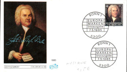 ALLEMAGNE FDC 1985 EUROPA -BACH - 1985