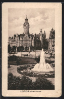 AK Leipzig, Neues Rathaus Mit Fontaine  - Leipzig