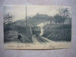 Train / Trein / La Crémailllère / Langres, France - Seilbahnen