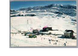 ALPE D'HUEZ 38 - Le Téléphérique Des Grandes Rousses La Chaine De Belledonne Depuis Les Pentes Du Signal 1970 - Other & Unclassified