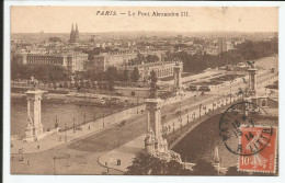 Paris Le Pont Alexandre III    1914     N° - District 07