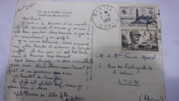 CORSE 1950  CHAINE DU MONTYE D ORO TIMBRES LECLERC KOUFRA SAINT NAZAIRE COL DE LA SORBA - Andere & Zonder Classificatie