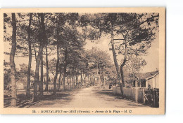 MONTALIVET SUR MER - Avenue De La Plage - Très Bon état - Autres & Non Classés