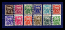 1946 -1953 - Francia - Taxas - Sc. J 80 - J 92 - MNH - FR- 109 - 1859-1959 Postfris
