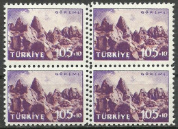 Turkey; 1959 Tourist Propaganda Of Goreme ERROR "Double Perf." - Unused Stamps