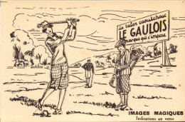 Bergougnan, Le Gaulois, Talons Caoutchouc, Illustration Sport, Golf - Publicité