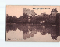 BOURBON L'ARCHAMBAULT : L'Etang Et Le Château - état - Bourbon L'Archambault
