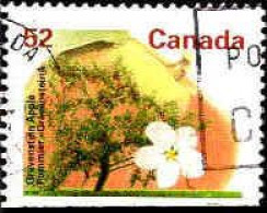 Canada Poste Obl Yv:1419a Mi:1497Du Pommier Gravenstein Gravenstein Apple (Belle Obl.mécanique) - Usati
