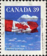 Canada Poste Obl Yv:1123 Mi:1161A Drapeau Canadien (Obl.mécanique) - Usati