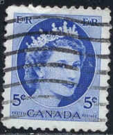 Canada Poste Obl Yv: 271 Mi:294Ax Elisabeth II (Lign.Ondulées) - Usati