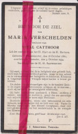 Devotie Doodsprentje Overlijden - Maria Verschelden Wed Vital Catthoor - Waasmunster 1861 - Temse 1934 - Overlijden