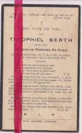 Devotie Doodsprentje Overlijden - Theophiel Berth Zoon Edmond & Mathilde De Kesel - Zomergem 1913 - 1934 - Obituary Notices