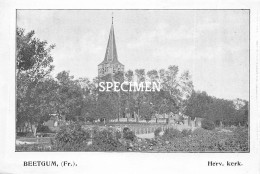 Prent - Herv. Kerk - Beetgum - 8.5x12.5 Cm - Andere & Zonder Classificatie